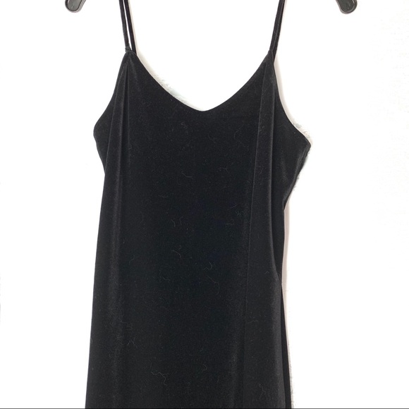 Rebecca Minkoff Black Velveteen Yoshi Slip Dress - Picture 4 of 8